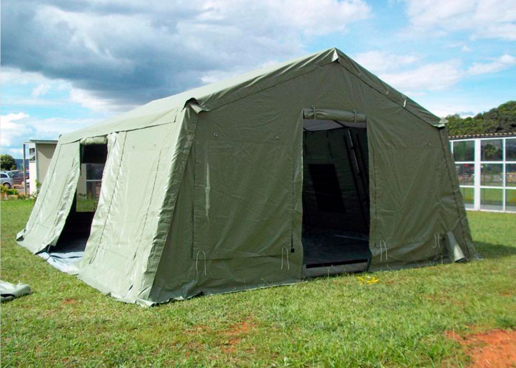 Barraca Modular Desmontável para situações emergenciais
